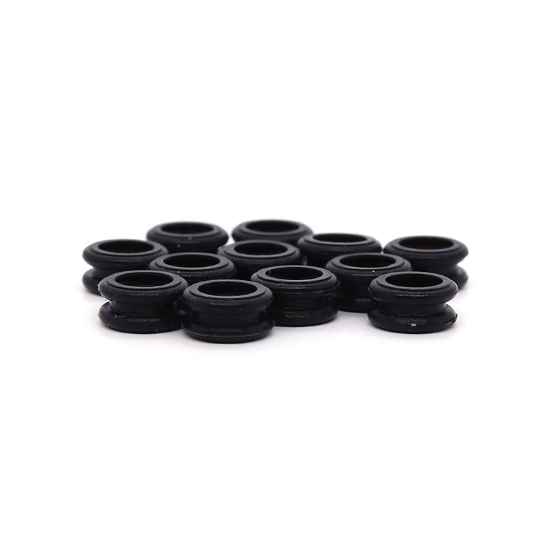 Black Silicone Grommet for Straw